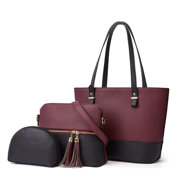 GRACE PU Leather Stylish Color Shoulder Handbags