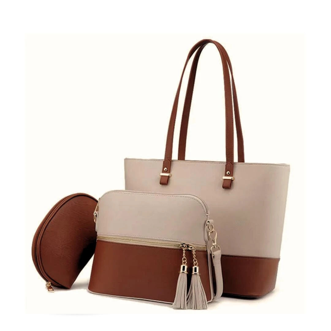 GRACE PU Leather Stylish Color Shoulder Handbags