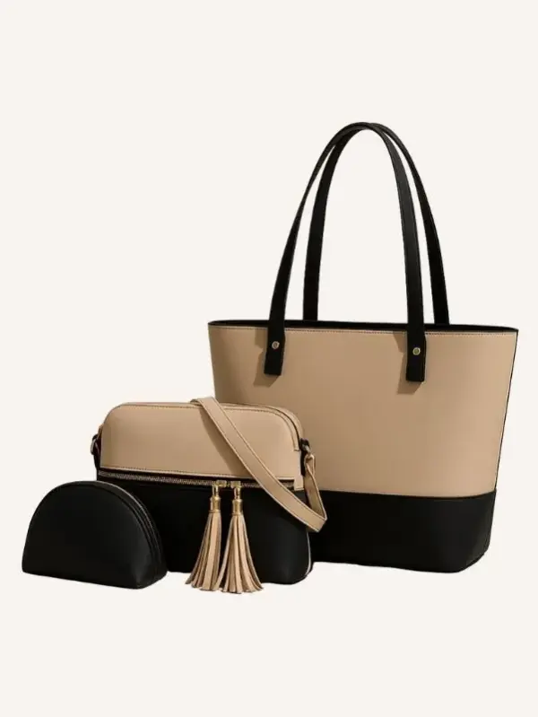 Grace 3 pcs – Beige & Black showcase