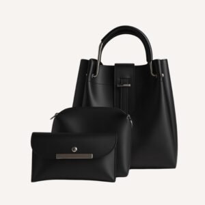 Alexa 3 pcs Handbag Set – Black showcase