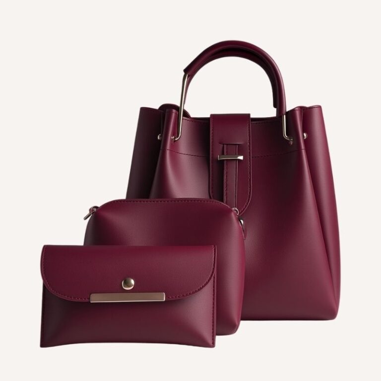 Alexa 3 pcs Handbag Set – Maroon showcase