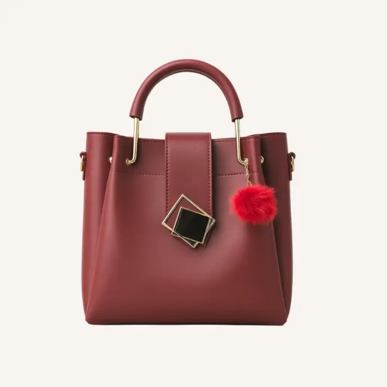 Paradise 5 piece mehroon main bag front side