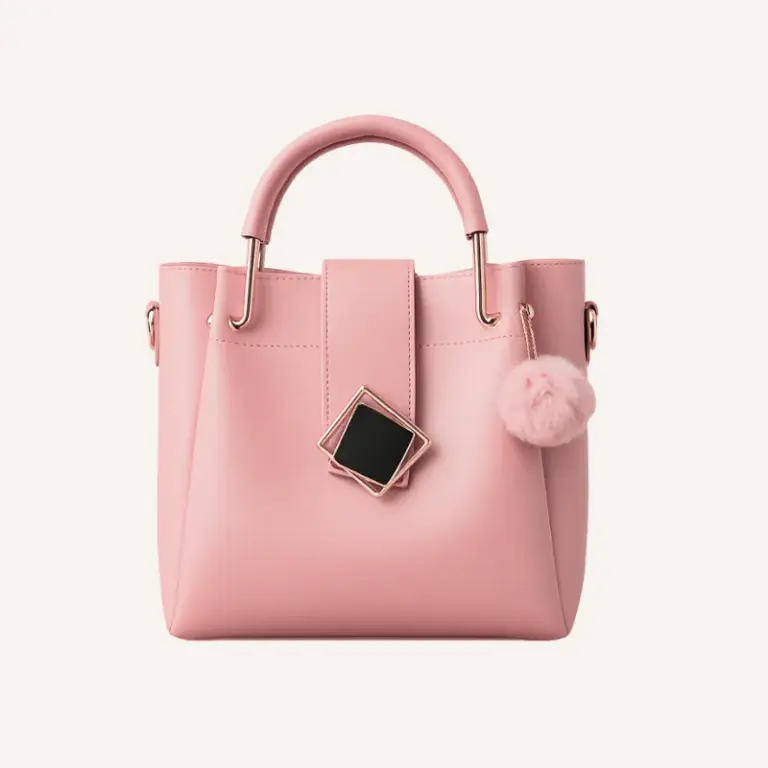 Paradise 5 piece pink main bag front side