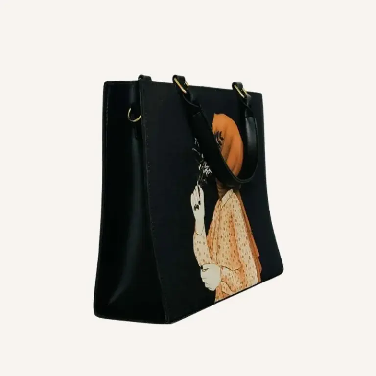 Shein - Hijab - Black main bag side pose