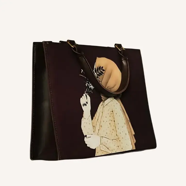 Shein - Hijab - Choco main bag side pose