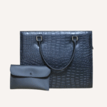 Croc Black Luxury 2-Piece Tote Set