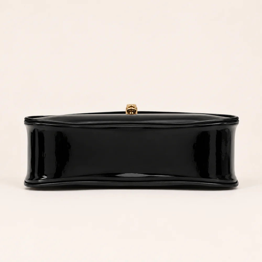 Trendy Glossy Shoulder Bag - Image 5