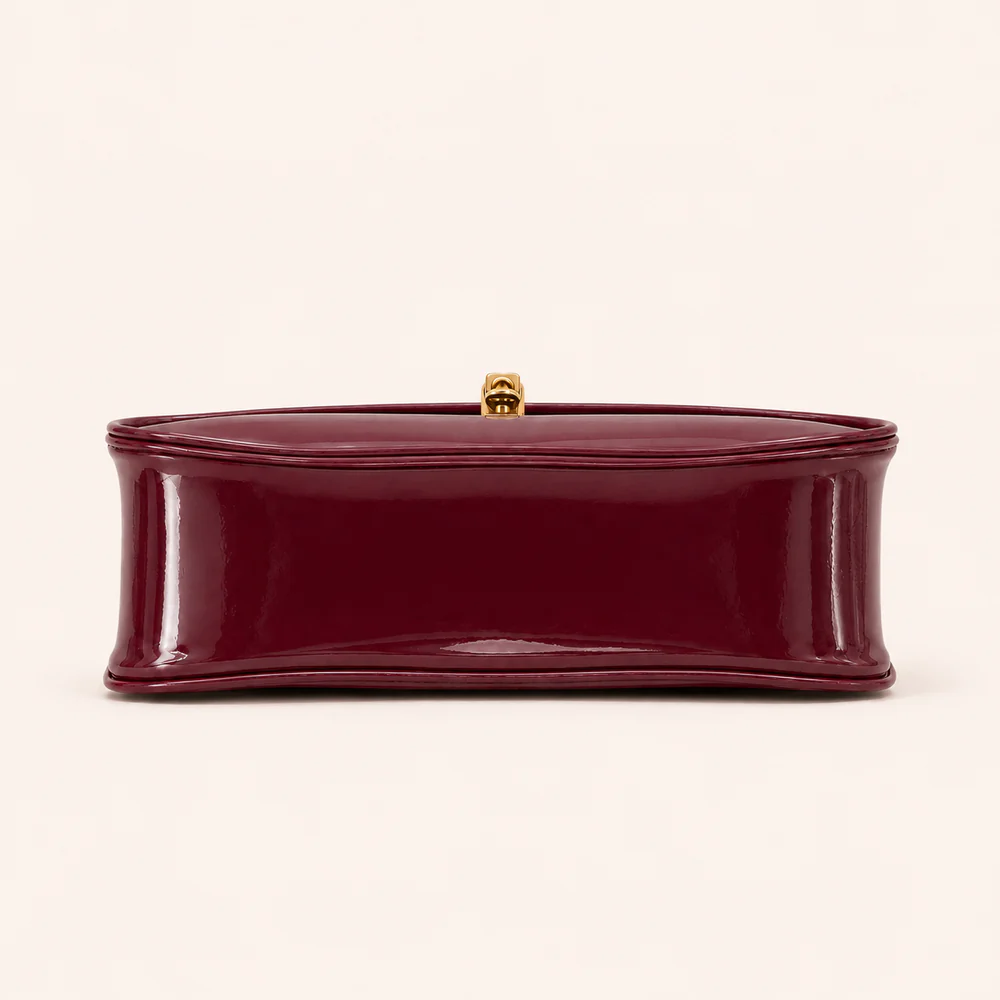 Trendy Glossy Shoulder Bag - Image 4