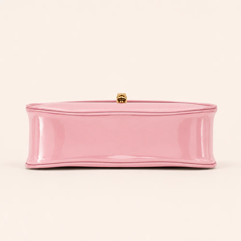 Trendy Glossy Shoulder Bag - Image 2